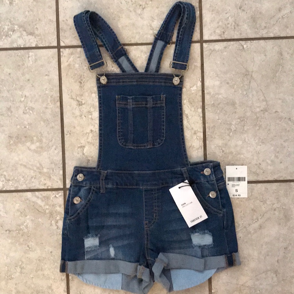 Denim Overall/ short